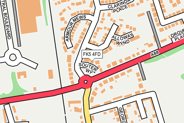 FK5 4FD map - OS OpenMap – Local (Ordnance Survey)