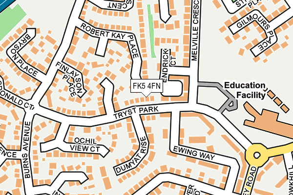 FK5 4FN map - OS OpenMap – Local (Ordnance Survey)