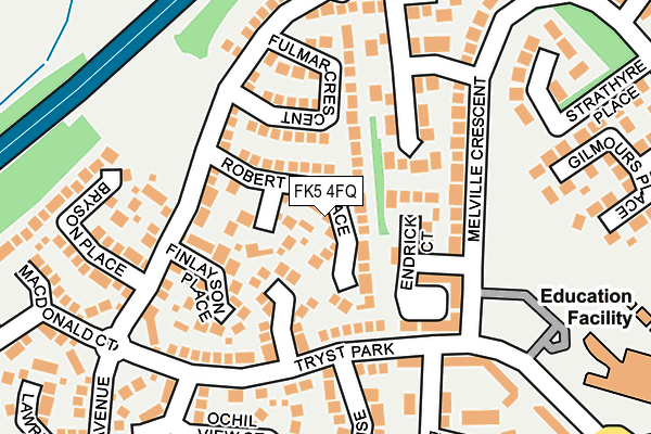 FK5 4FQ map - OS OpenMap – Local (Ordnance Survey)
