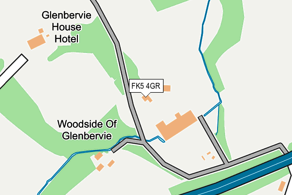 FK5 4GR map - OS OpenMap – Local (Ordnance Survey)