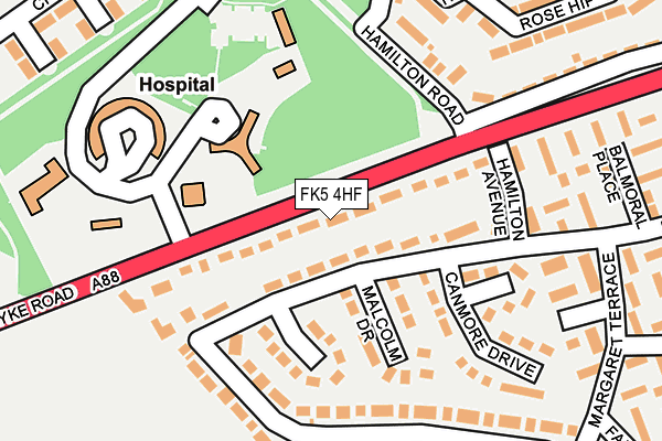 FK5 4HF map - OS OpenMap – Local (Ordnance Survey)