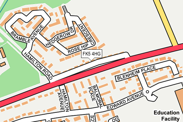 FK5 4HG map - OS OpenMap – Local (Ordnance Survey)