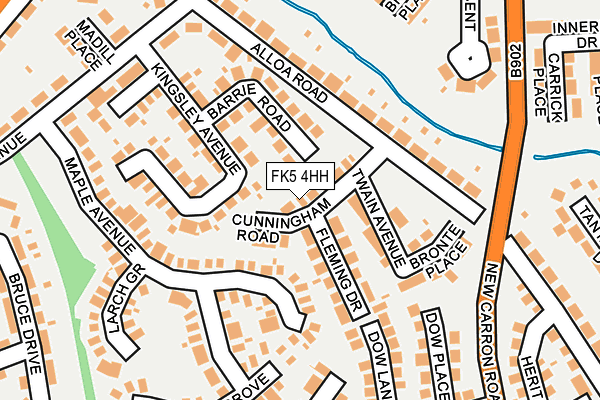 FK5 4HH map - OS OpenMap – Local (Ordnance Survey)