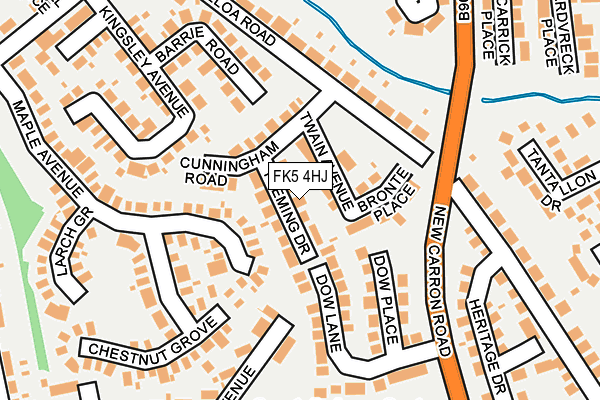 FK5 4HJ map - OS OpenMap – Local (Ordnance Survey)