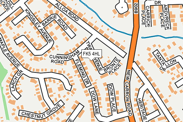 FK5 4HL map - OS OpenMap – Local (Ordnance Survey)