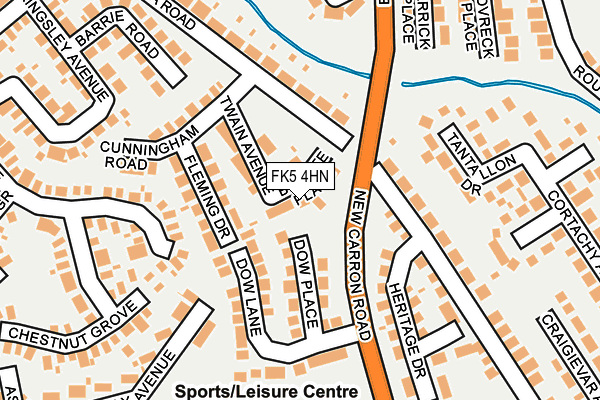 FK5 4HN map - OS OpenMap – Local (Ordnance Survey)