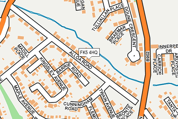 FK5 4HQ map - OS OpenMap – Local (Ordnance Survey)