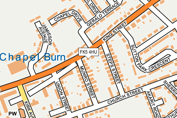 FK5 4HU map - OS OpenMap – Local (Ordnance Survey)