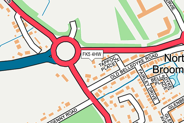 FK5 4HW map - OS OpenMap – Local (Ordnance Survey)