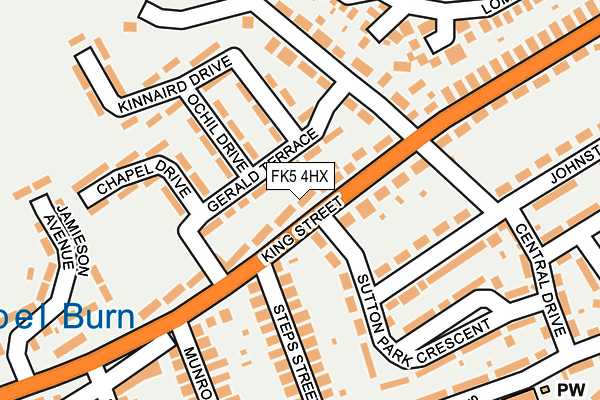FK5 4HX map - OS OpenMap – Local (Ordnance Survey)