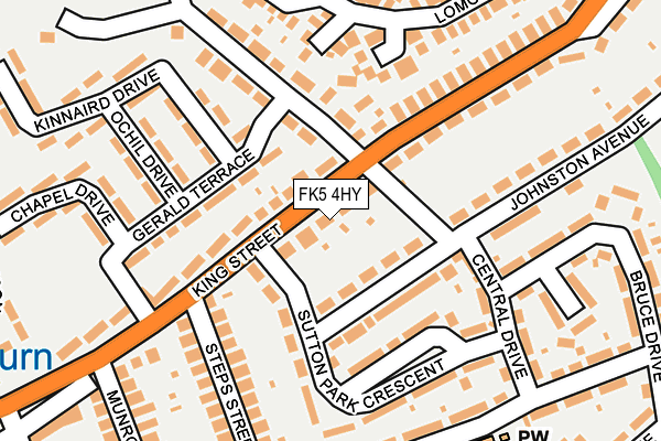 FK5 4HY map - OS OpenMap – Local (Ordnance Survey)