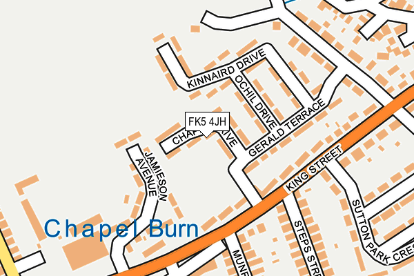 FK5 4JH map - OS OpenMap – Local (Ordnance Survey)