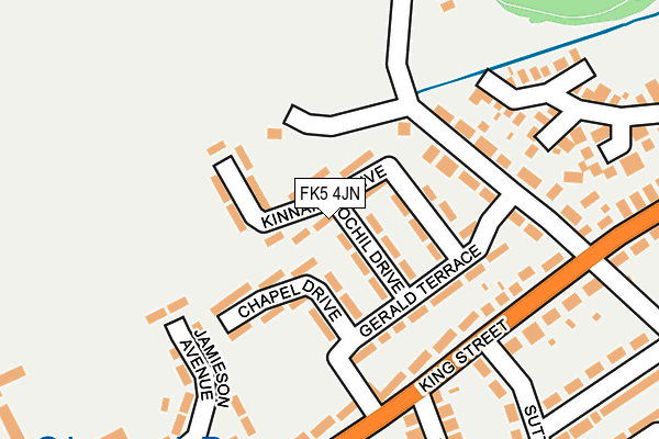 FK5 4JN map - OS OpenMap – Local (Ordnance Survey)