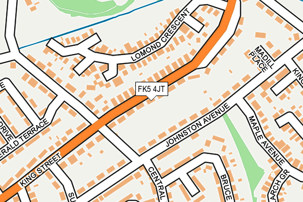 FK5 4JT map - OS OpenMap – Local (Ordnance Survey)