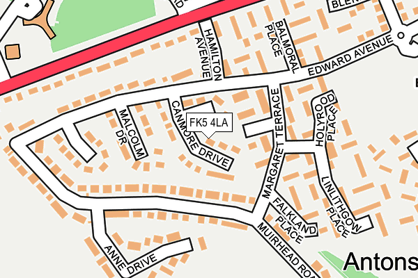 FK5 4LA map - OS OpenMap – Local (Ordnance Survey)