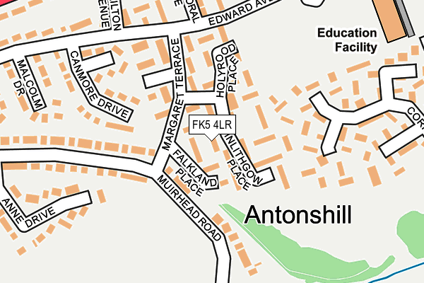 FK5 4LR map - OS OpenMap – Local (Ordnance Survey)