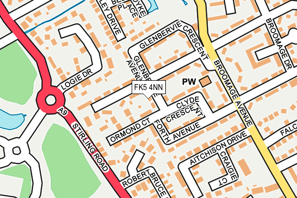 FK5 4NN map - OS OpenMap – Local (Ordnance Survey)