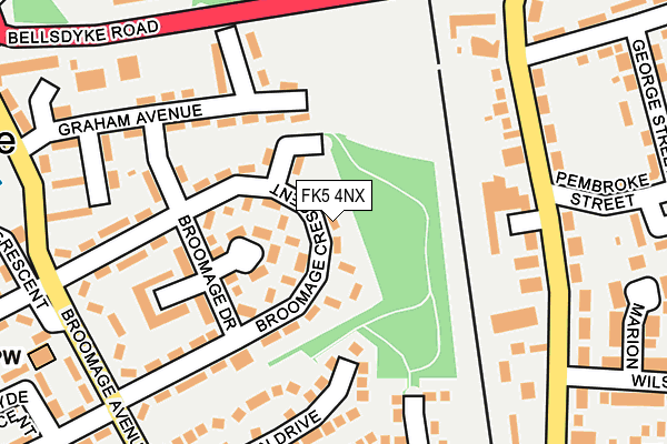 FK5 4NX map - OS OpenMap – Local (Ordnance Survey)