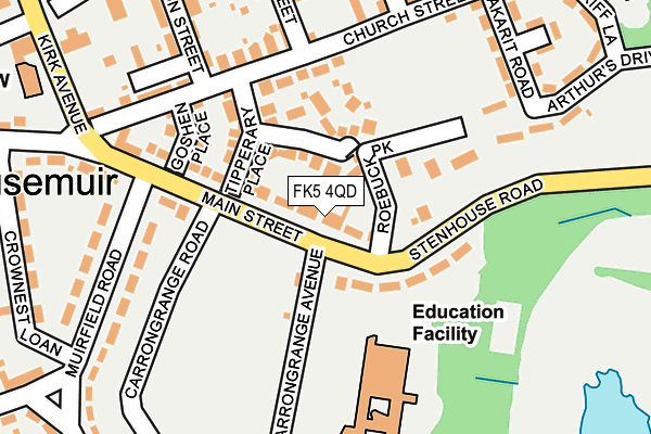 FK5 4QD map - OS OpenMap – Local (Ordnance Survey)