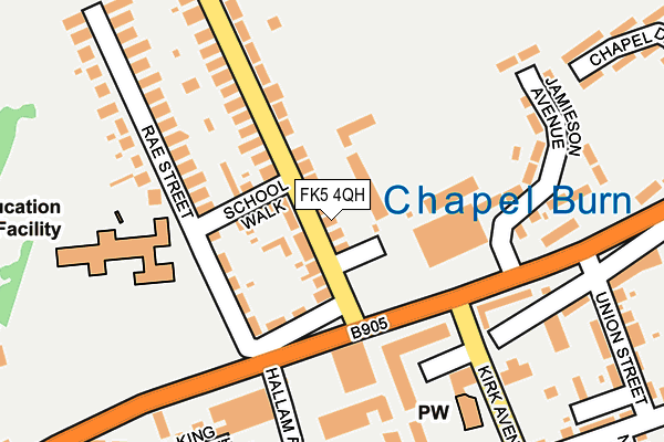 FK5 4QH map - OS OpenMap – Local (Ordnance Survey)
