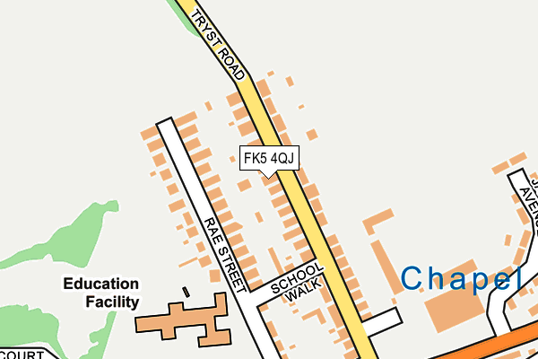 FK5 4QJ map - OS OpenMap – Local (Ordnance Survey)