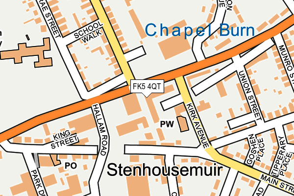 FK5 4QT map - OS OpenMap – Local (Ordnance Survey)