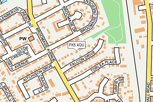 FK5 4QU map - OS OpenMap – Local (Ordnance Survey)