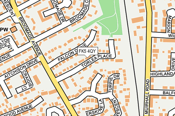 FK5 4QY map - OS OpenMap – Local (Ordnance Survey)