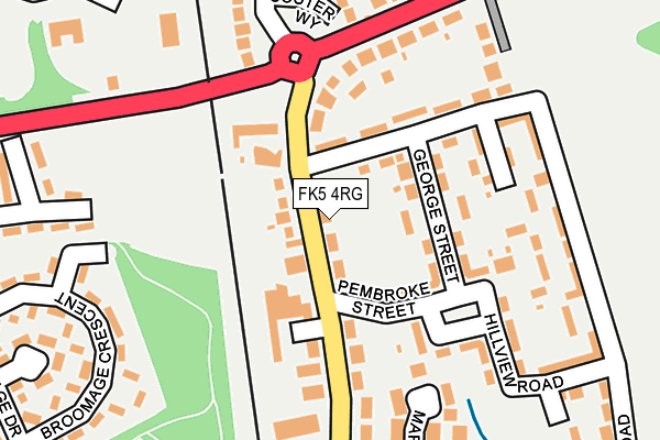 FK5 4RG map - OS OpenMap – Local (Ordnance Survey)