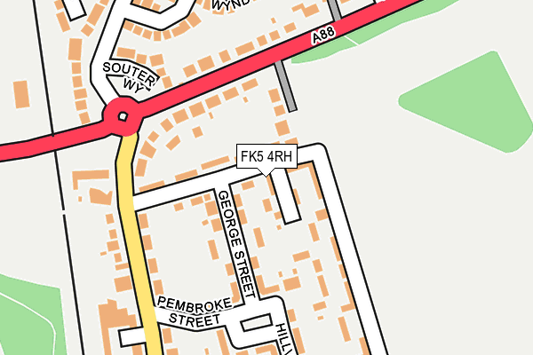 FK5 4RH map - OS OpenMap – Local (Ordnance Survey)