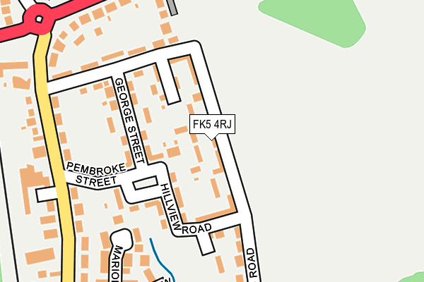 FK5 4RJ map - OS OpenMap – Local (Ordnance Survey)