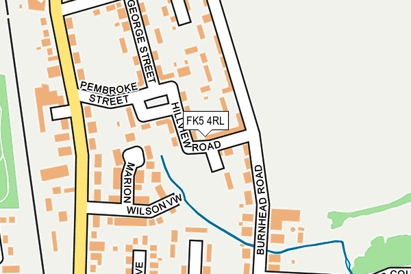 FK5 4RL map - OS OpenMap – Local (Ordnance Survey)