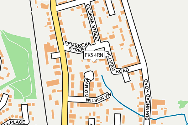 FK5 4RN map - OS OpenMap – Local (Ordnance Survey)