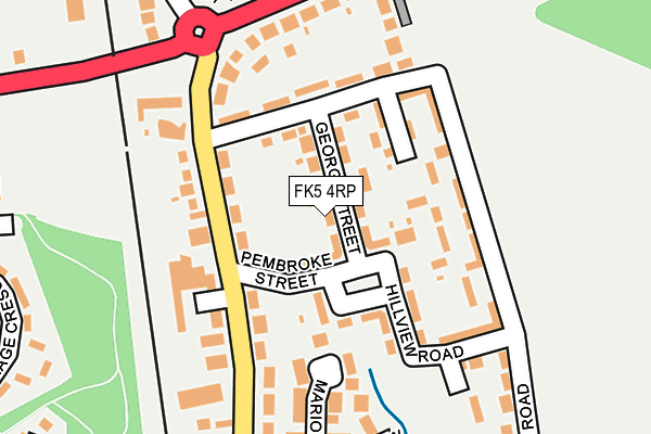 FK5 4RP map - OS OpenMap – Local (Ordnance Survey)