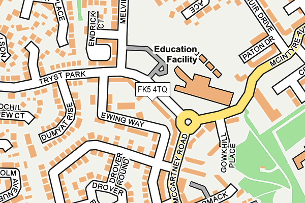 FK5 4TQ map - OS OpenMap – Local (Ordnance Survey)