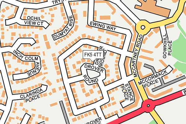 FK5 4TT map - OS OpenMap – Local (Ordnance Survey)