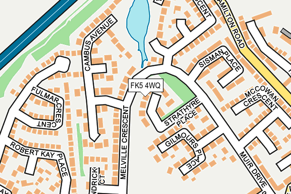 FK5 4WQ map - OS OpenMap – Local (Ordnance Survey)