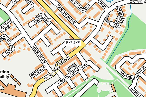 FK5 4XF map - OS OpenMap – Local (Ordnance Survey)