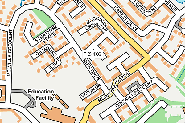 FK5 4XG map - OS OpenMap – Local (Ordnance Survey)