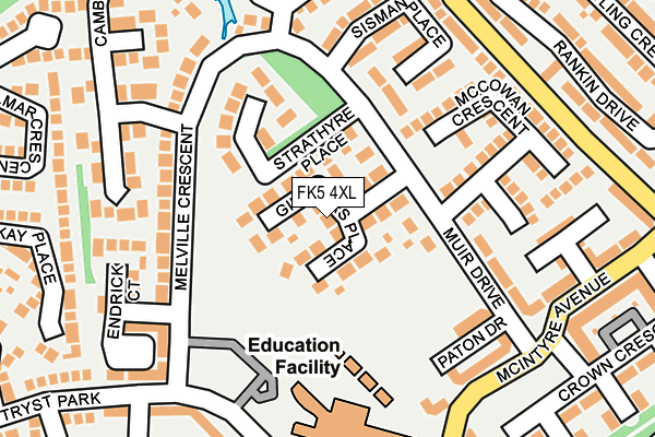 FK5 4XL map - OS OpenMap – Local (Ordnance Survey)