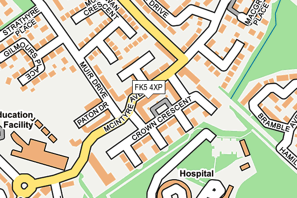 FK5 4XP map - OS OpenMap – Local (Ordnance Survey)
