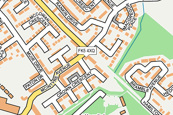 FK5 4XQ map - OS OpenMap – Local (Ordnance Survey)