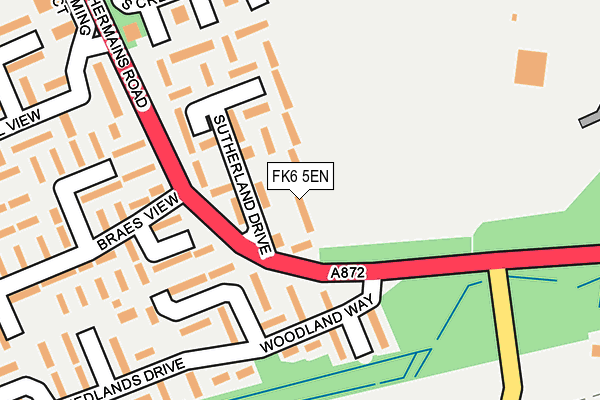 FK6 5EN map - OS OpenMap – Local (Ordnance Survey)