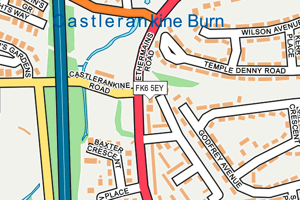 FK6 5EY map - OS OpenMap – Local (Ordnance Survey)