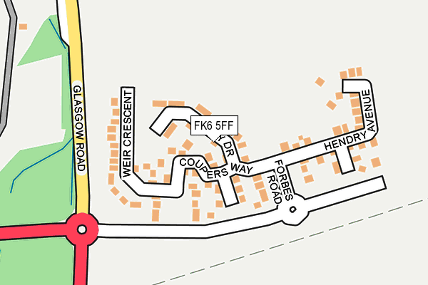 FK6 5FF map - OS OpenMap – Local (Ordnance Survey)