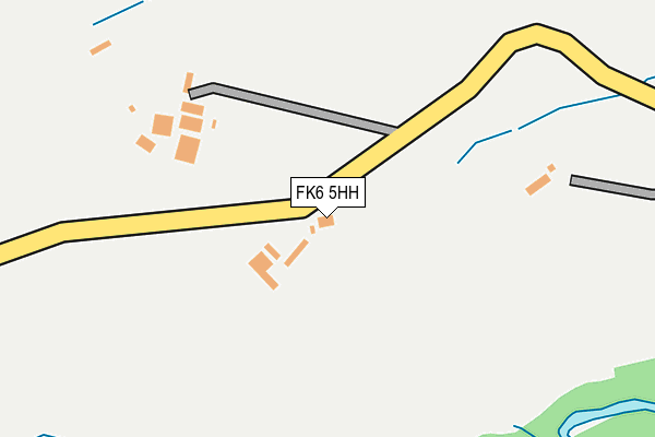FK6 5HH map - OS OpenMap – Local (Ordnance Survey)