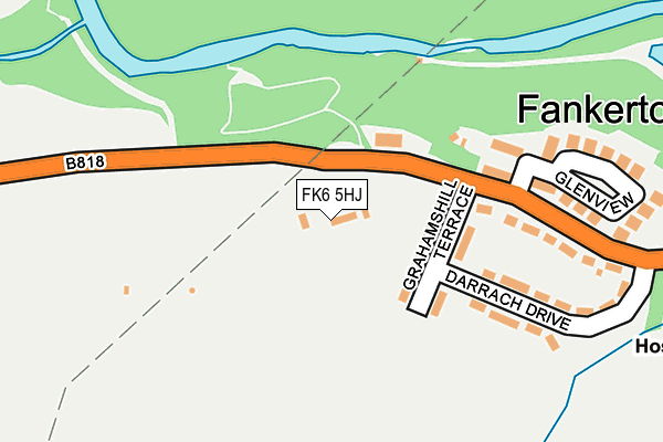 FK6 5HJ map - OS OpenMap – Local (Ordnance Survey)