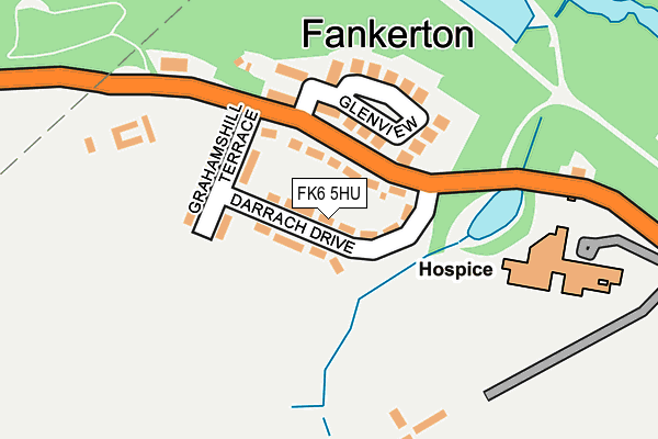 FK6 5HU map - OS OpenMap – Local (Ordnance Survey)