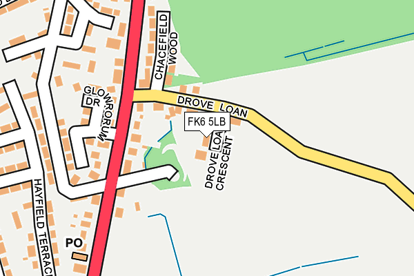 FK6 5LB map - OS OpenMap – Local (Ordnance Survey)