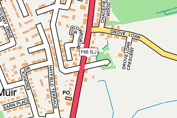FK6 5LJ map - OS OpenMap – Local (Ordnance Survey)